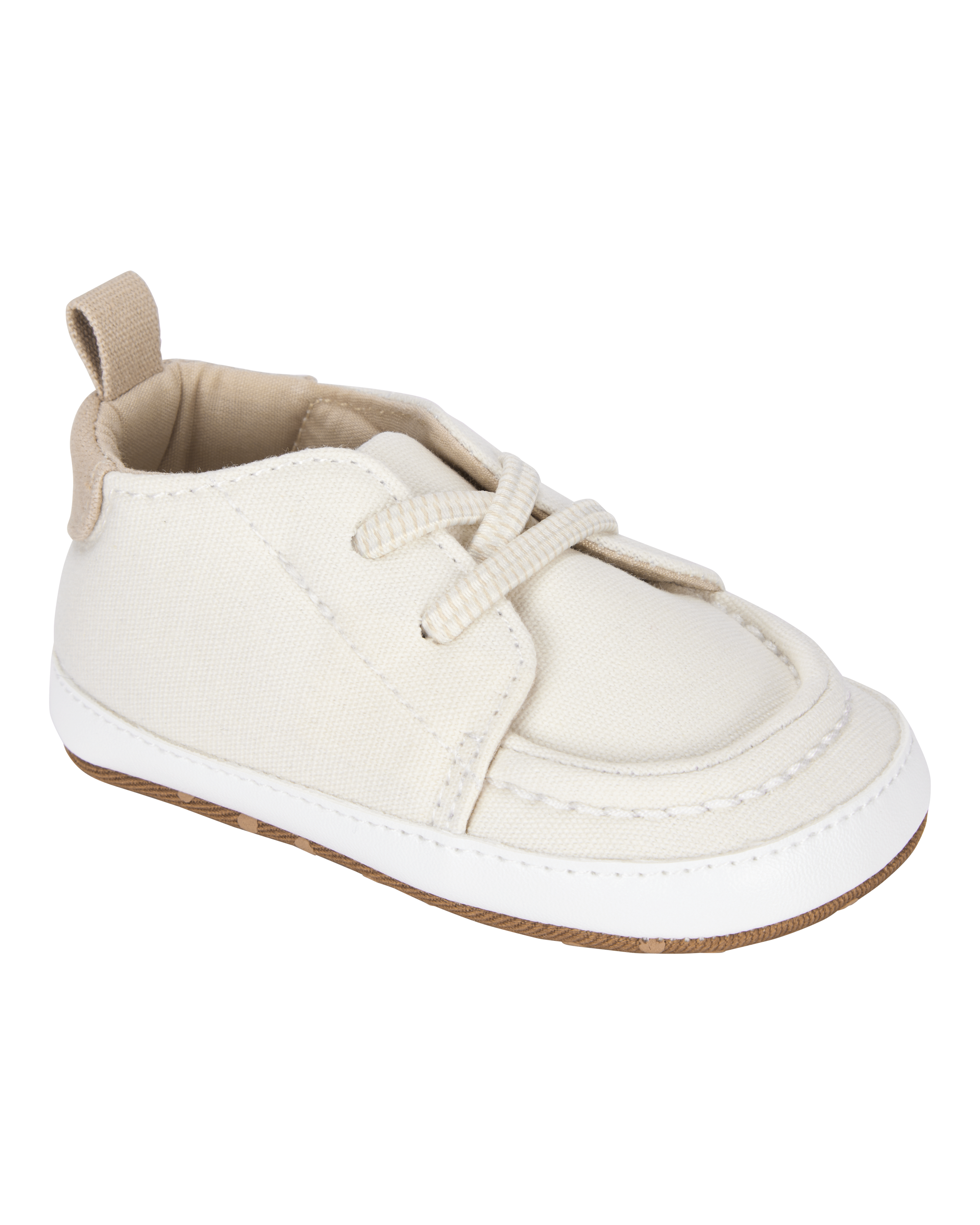Baby Boy Casual Boat Shoes - White