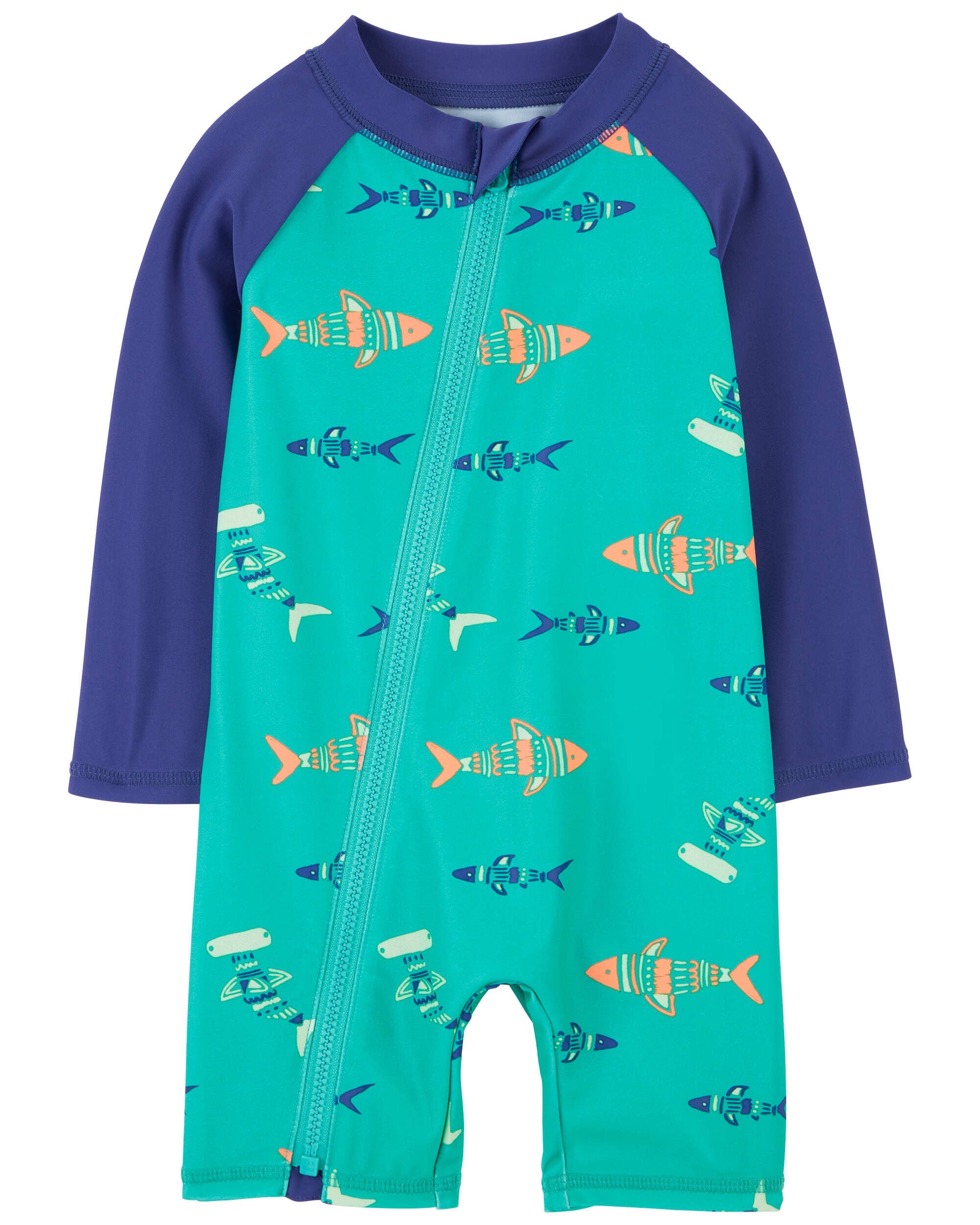 Carters baby boy rash guard discount