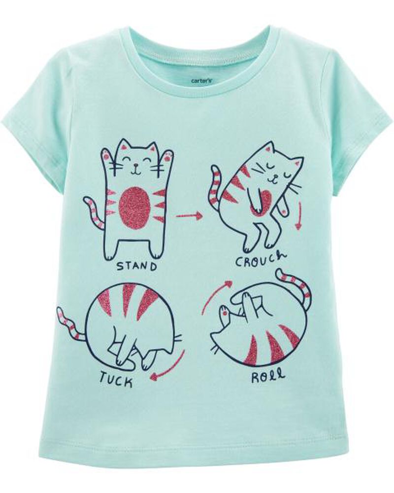 Forward Roll Cat Jersey Tee Carters Com