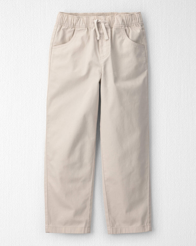 Little Planet Kids Organic Cotton Baggy Twill Pants 6 Cream