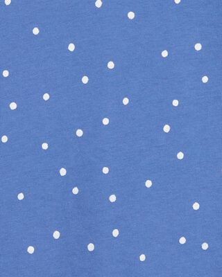 Product image 2 of Kid Polka Dot Short-Sleeve Fashion Top - Blue