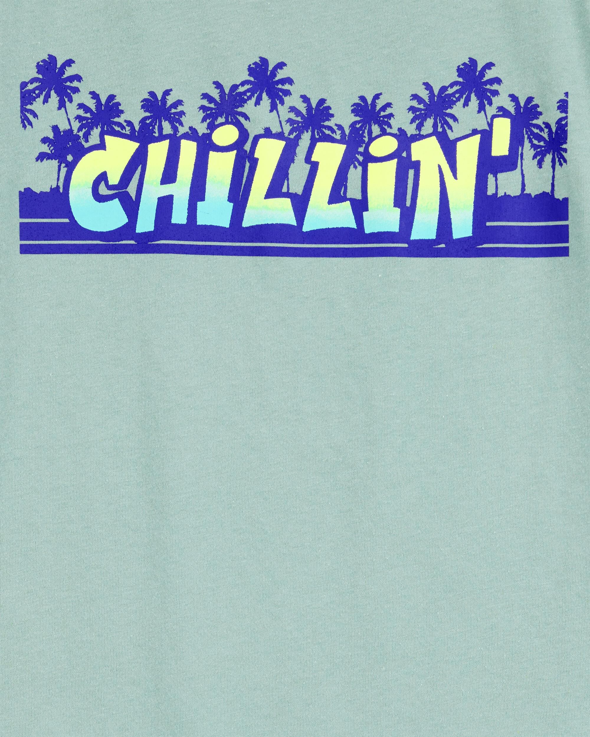 Kid Chillin' Short-Sleeve Graphic Tee - Green