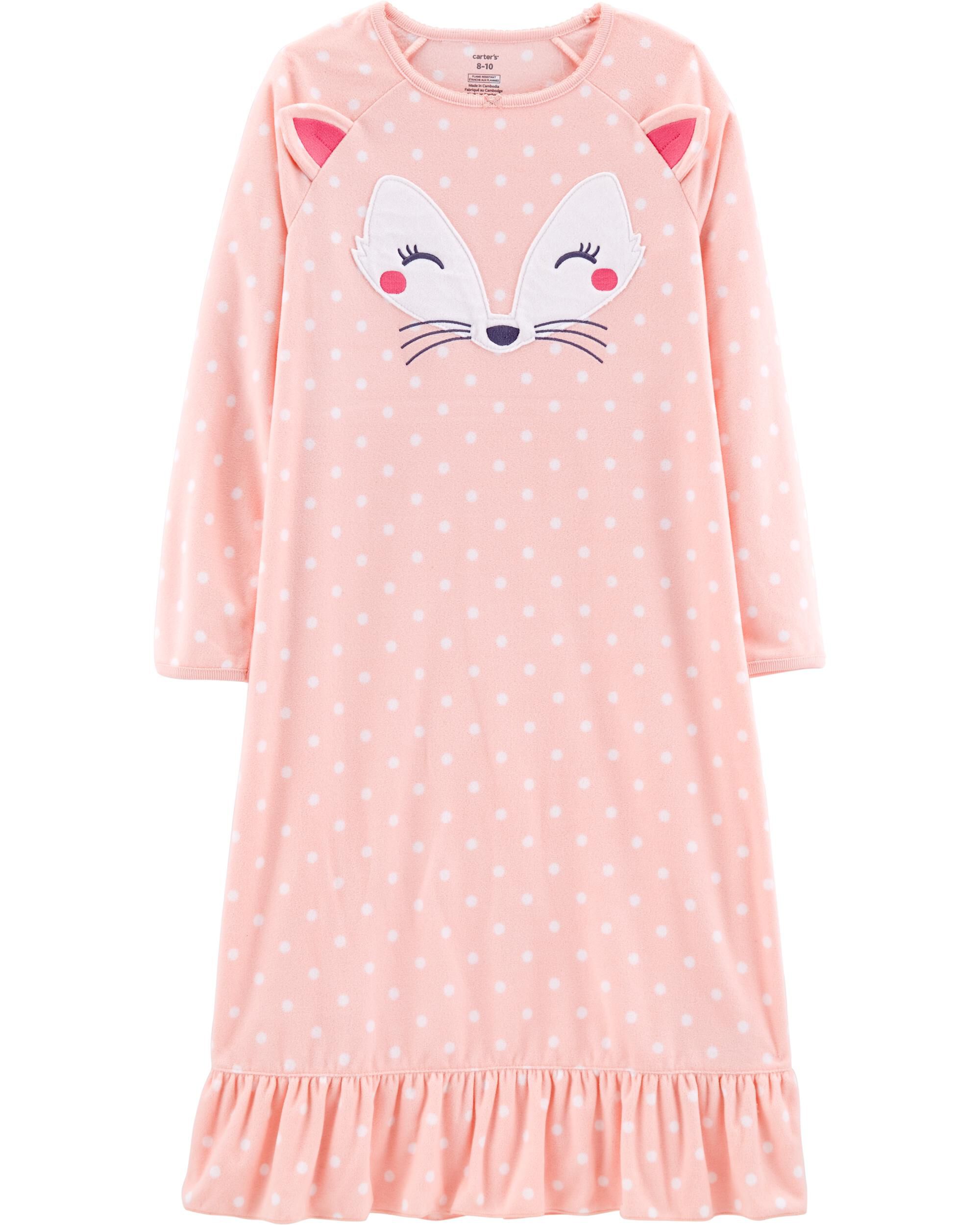 Fox Fleece Nightgown | carters.com