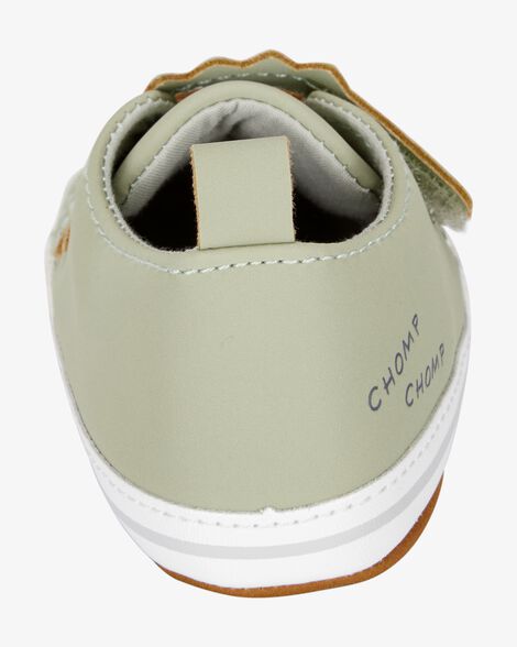  Product image 3 of Baby Dinosaur Slip-On Shoes - Olive