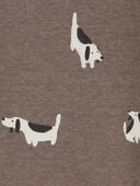 Brown/Ivory - Baby Little Character Set® Dog 3-Piece, Selected