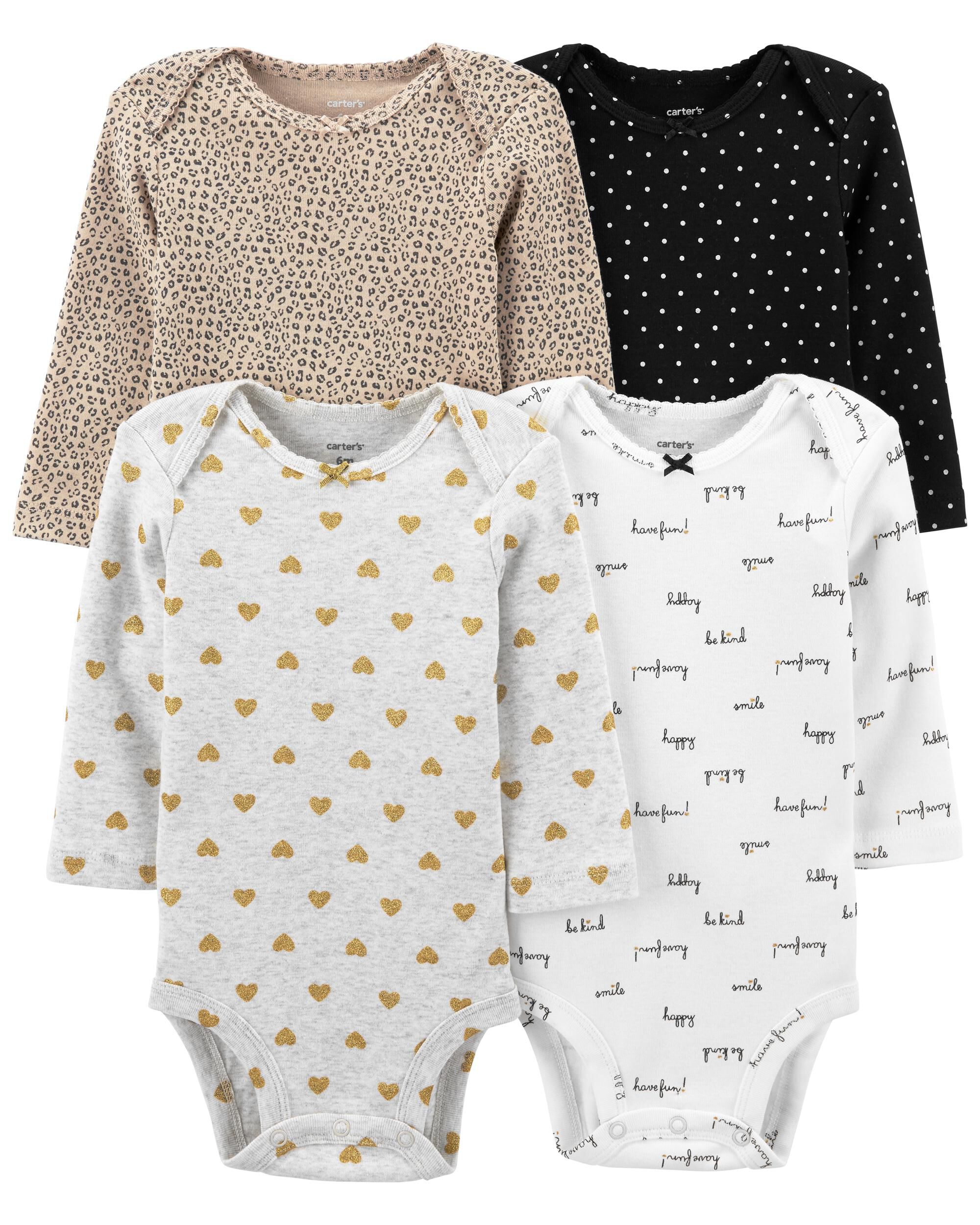 carters bodysuits girl