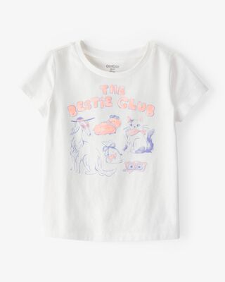 Product image 1 of Toddler Besties Short-Sleeve Graphic Tee - Ivory