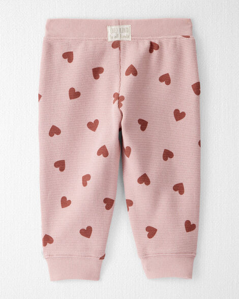 Product image 2 of Baby Waffle Knit Set Made with Organic Cotton in Heart Print