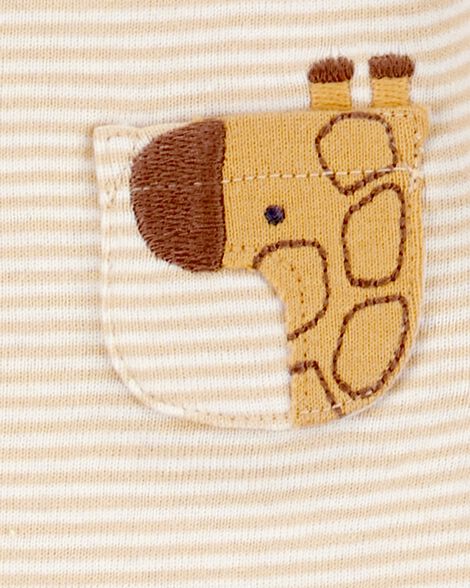 Product image 5 of Baby 5-Pack Animals Short-Sleeve Cotton Bodysuits