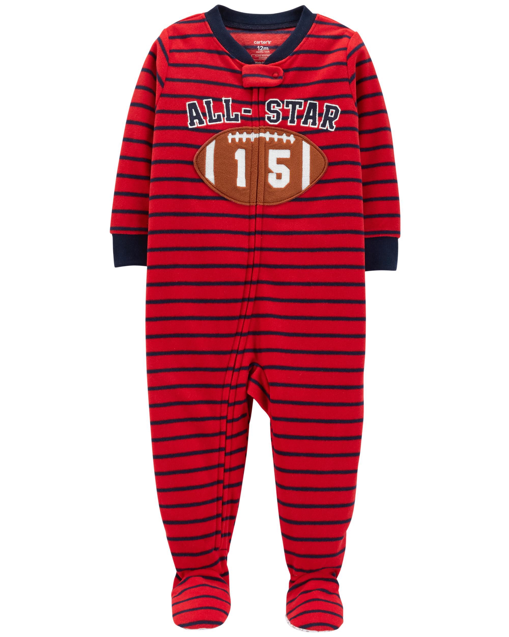 Carters football pajamas Clearance