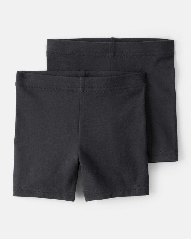 Product image 1 of Toddler Girl 2-Pack Tumbling Shorts - Black