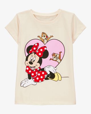 Product image 1 of Toddler Disney© Minnie Mouse Short-Sleeve Graphic Tee - Ivory