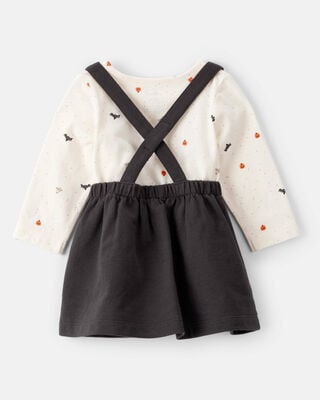 Product image 2 of Baby 3-Piece Halloween Tee & Jumper Set - White/Black