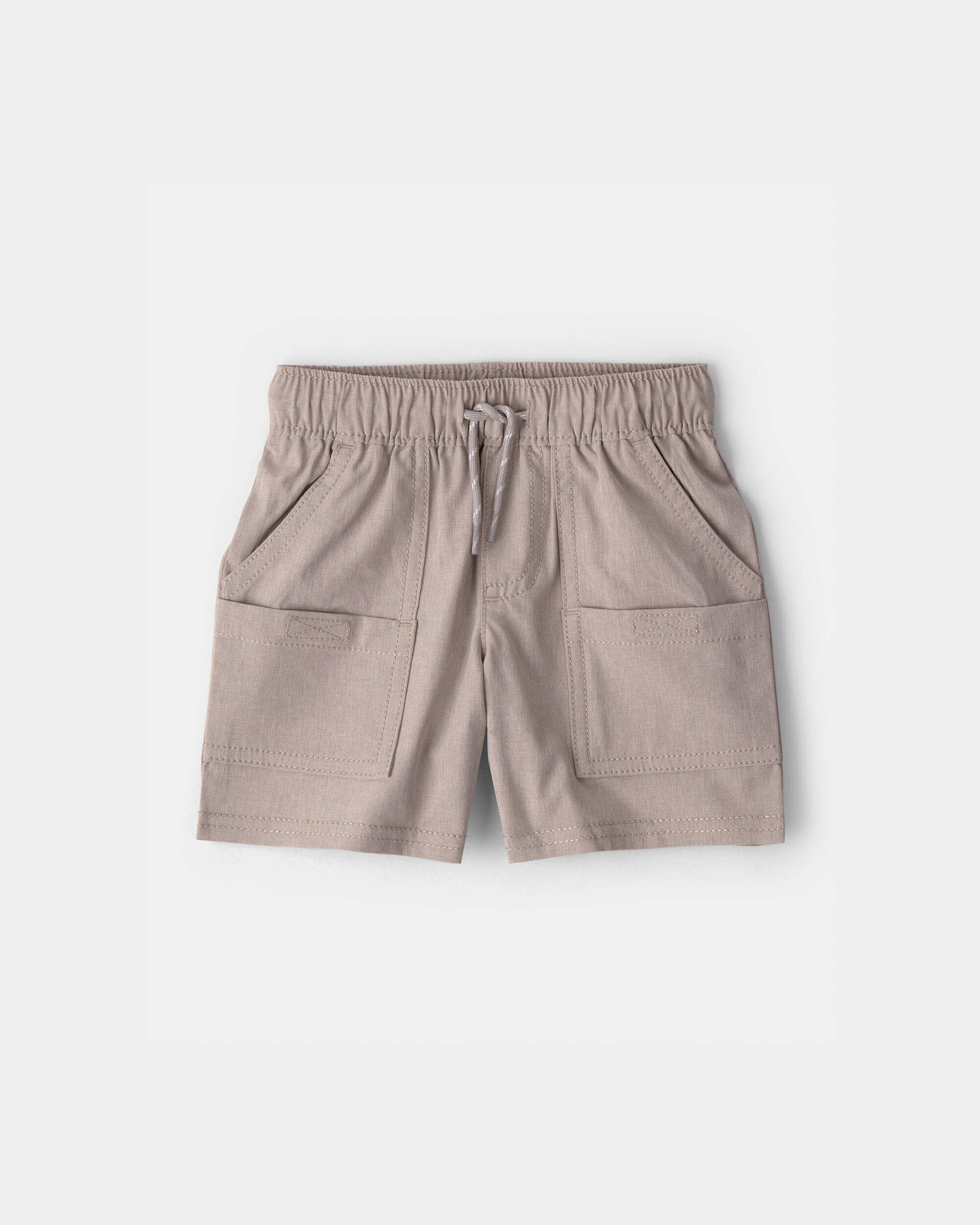 OshKosh Bgosh Baby Boy Woven Pocket Shorts 12M Taupe 13$