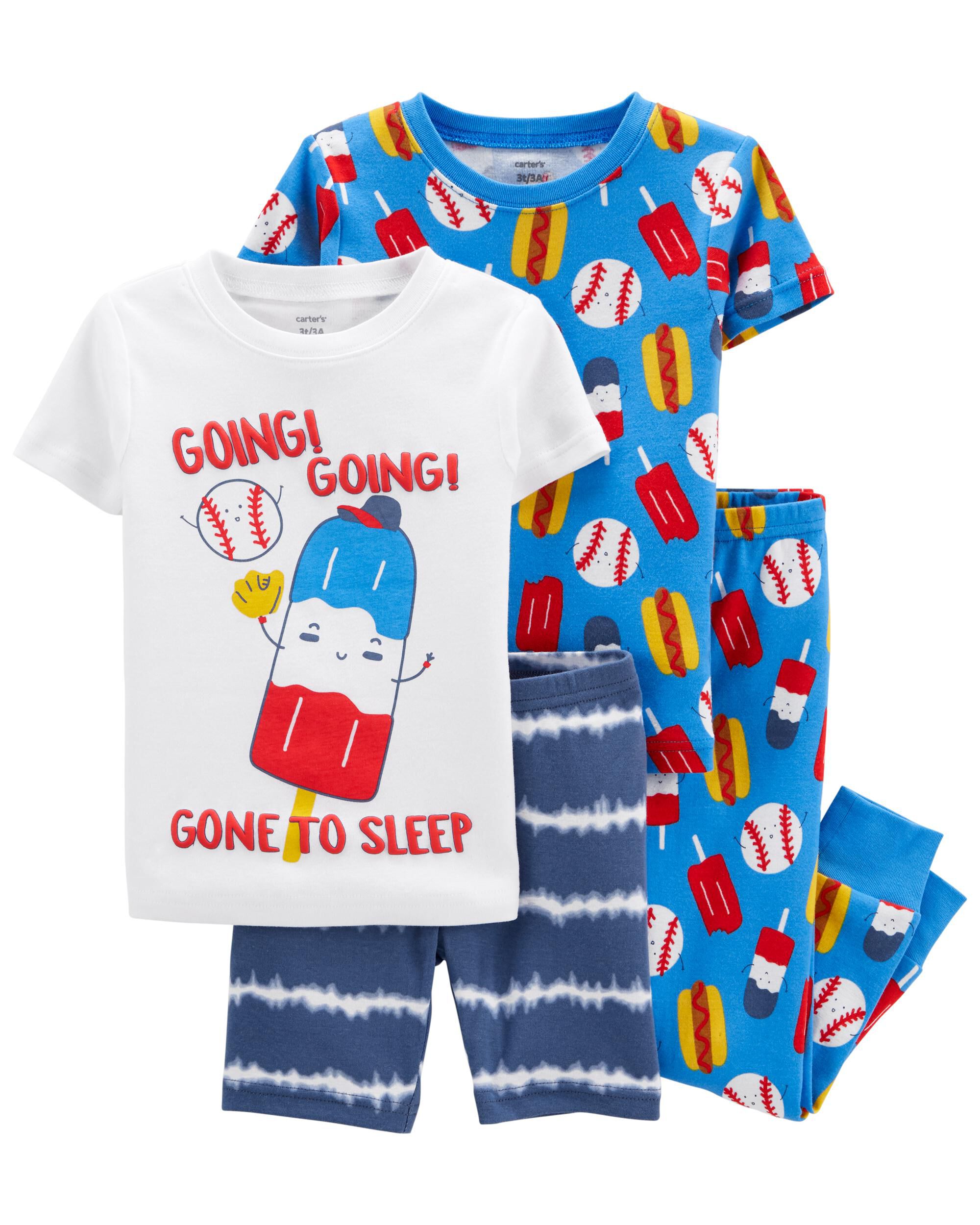 Baby 4 Piece Summer Popsicle 100 Snug Fit Cotton Pajamas Carter s Carter s