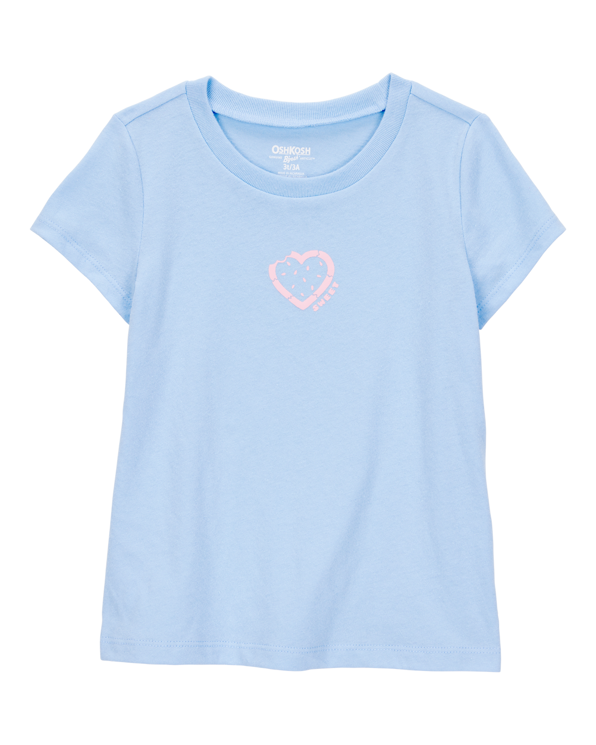 Toddler Heart Short-Sleeve Graphic Tee - Blue - OshKosh