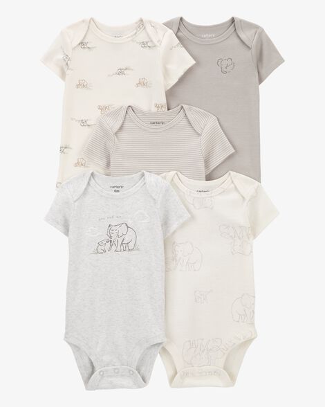 Product image 1 of Baby 5-Pack Short-Sleeve Bodysuits