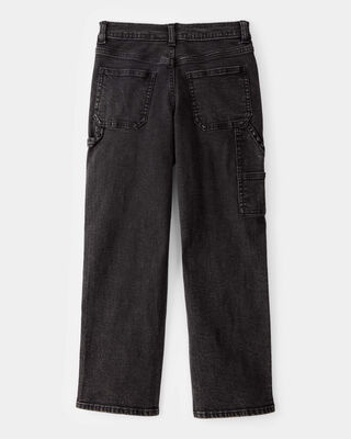 Product image 2 of Kid Baggy Iconic Denim Cargo Pants - Black Wash