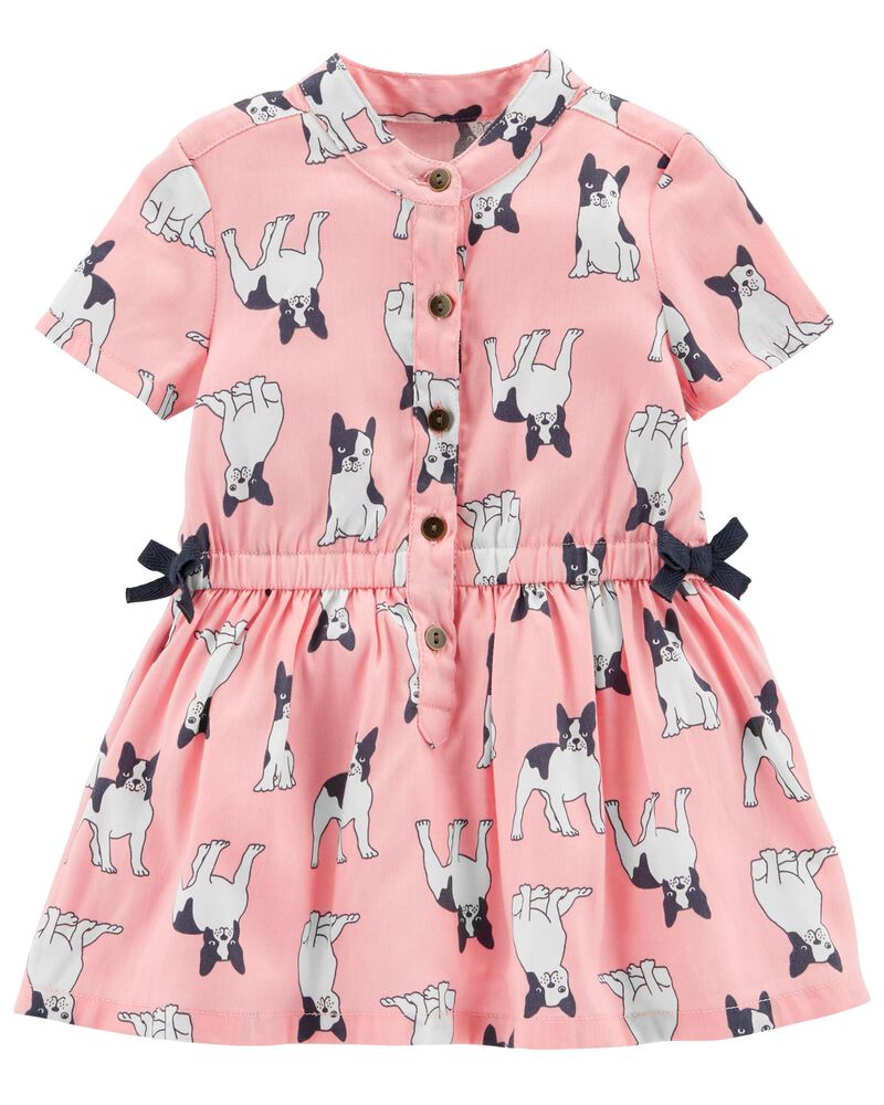 French Bulldog Woven Dress Carters Com