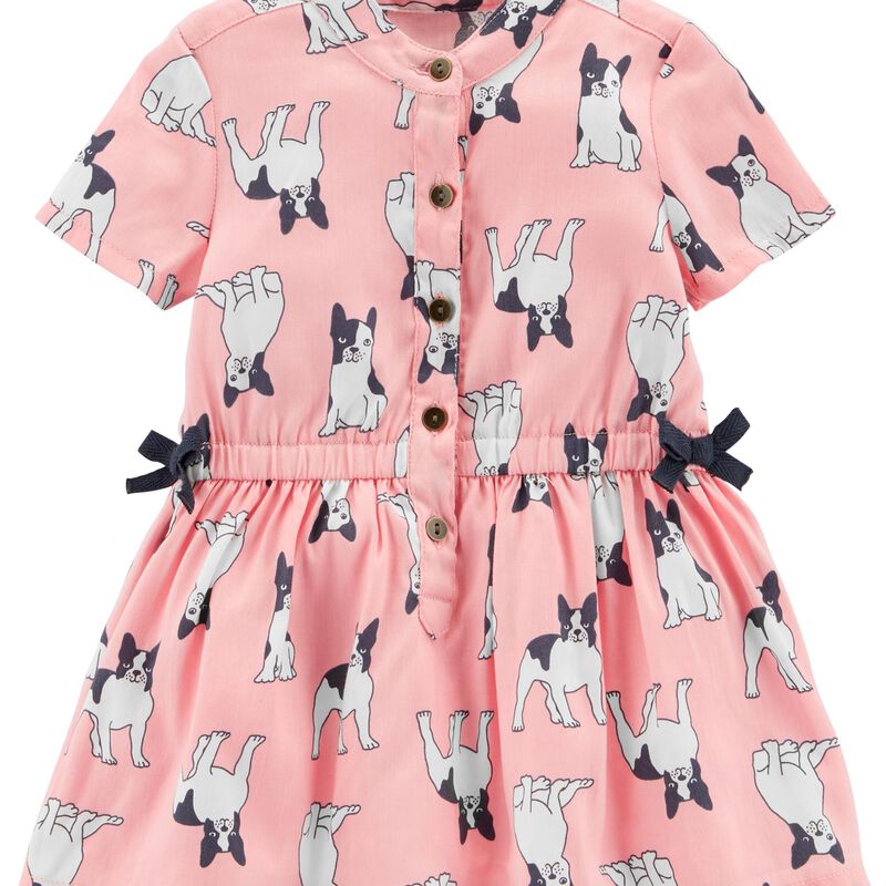 French Bulldog Woven Dress Carters Com