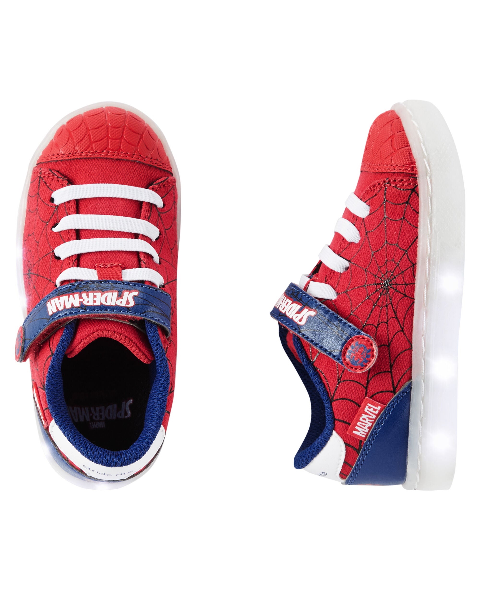 stride rite spider man