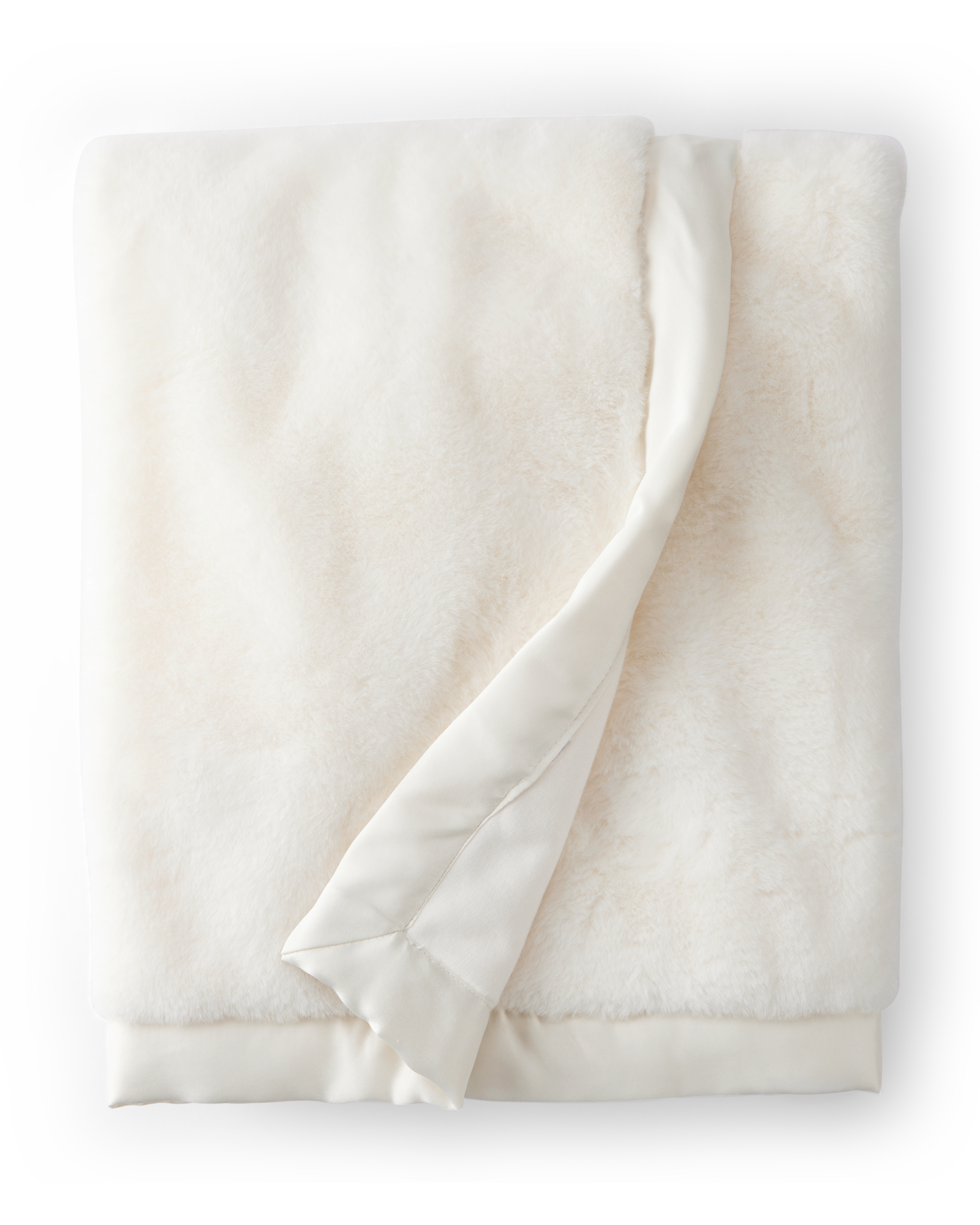 Baby Plush Blanket - White - White