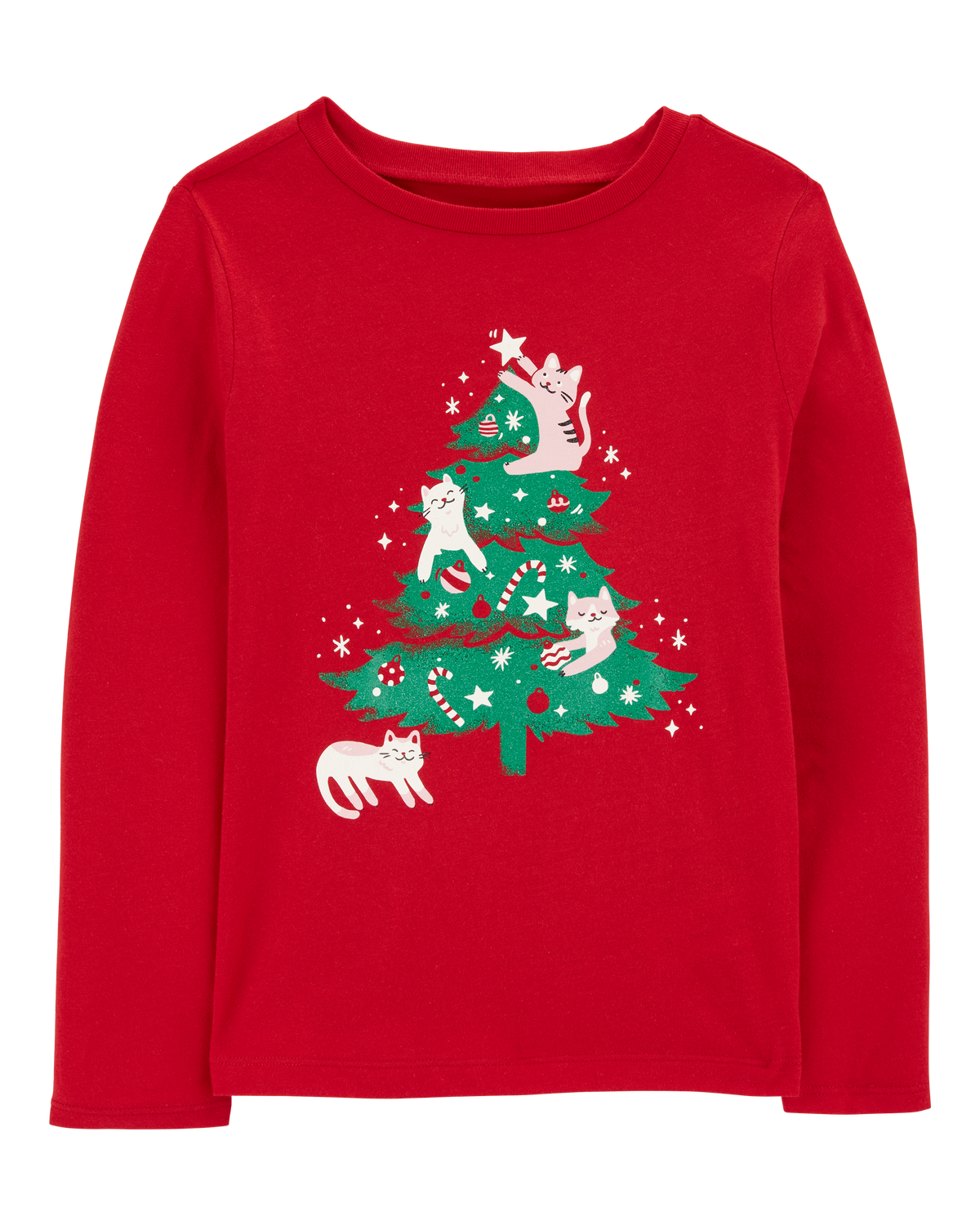Kid Christmas Tree Long-Sleeves Graphic Tee - Carter's
