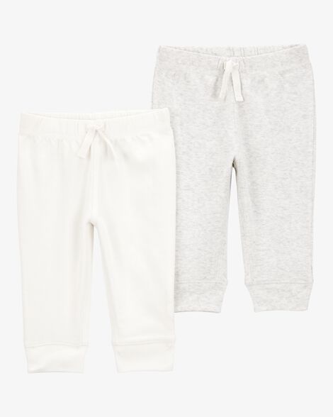 Product image 1 of Baby 2-Pack Pull-On Pants - Ivory