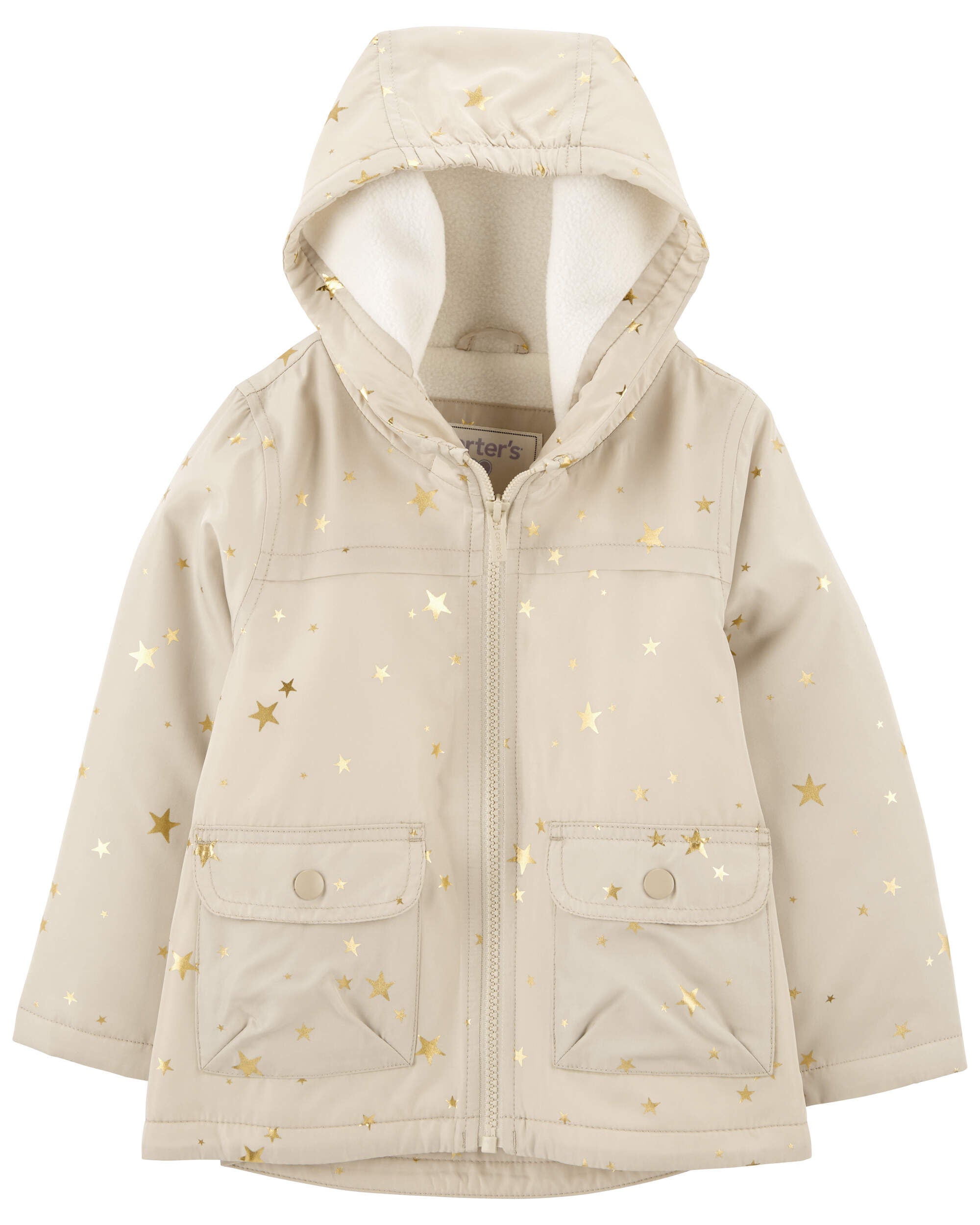 Baby girl fleece lined jacket deals