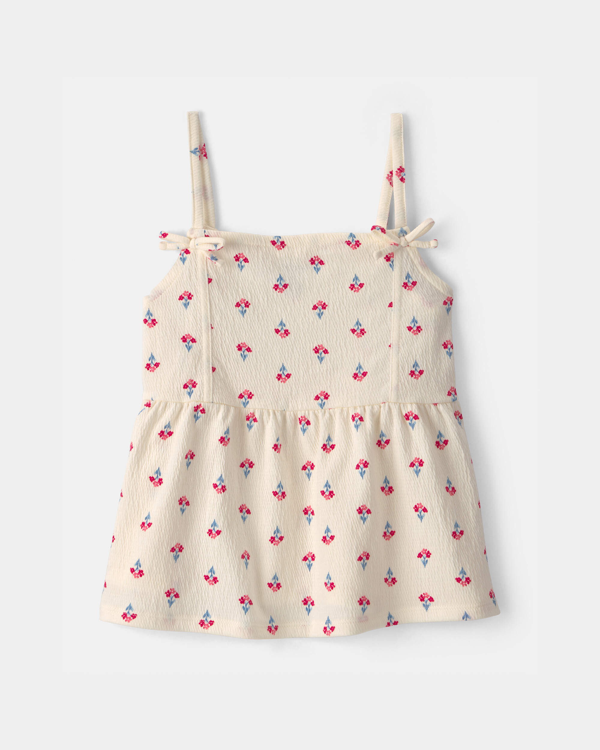 OshKosh Bgosh Girls Floral Tank Top 10 IvoryRed 11$