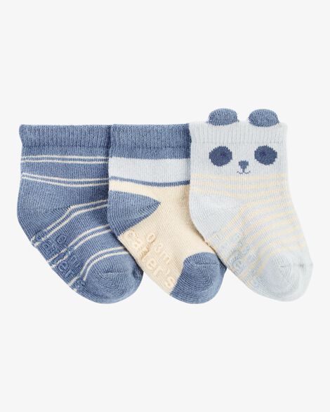  Product image 1 of Baby 3-Pack Panda Booties