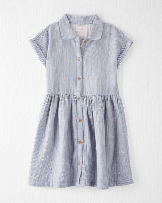 Product image 1 of Kid Organic Cotton Gauze Striped Dress
