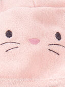 Pink - Baby Bunny Hooded Terry Robe - Pink, Selected