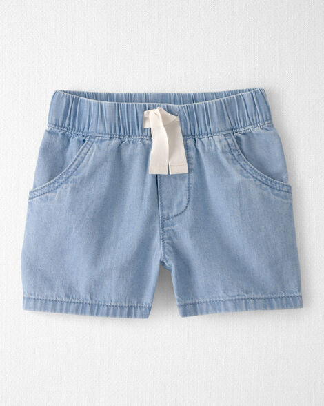 Toddler Organic Cotton Chambray Shorts