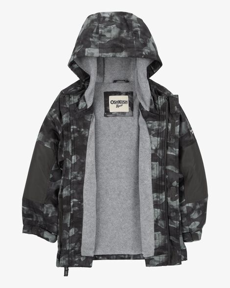  Product image 2 of Toddler Camo Print Fleece-Lined Midweight Utility Jacket
