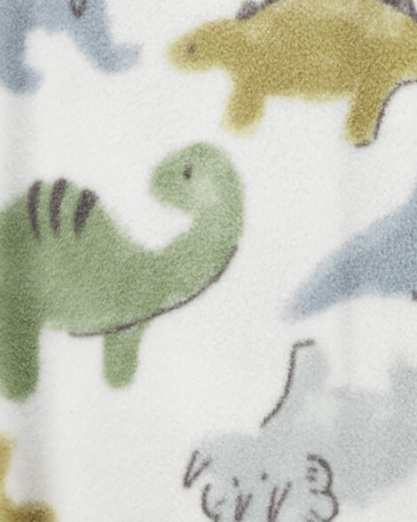Product image 3 of Baby 1-Piece Dinosaur Fleece Footie Pajamas