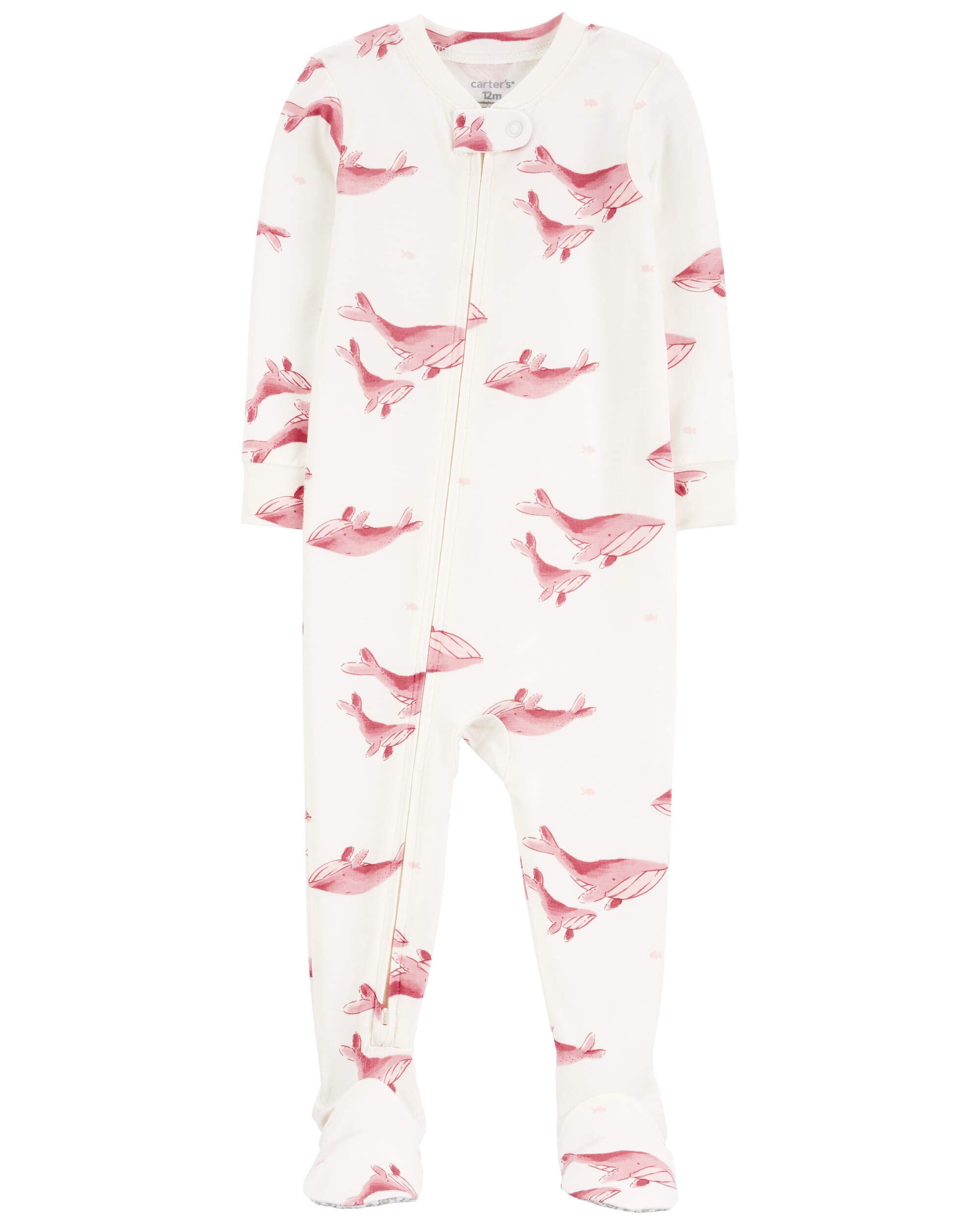 Carter's whale pajamas clearance