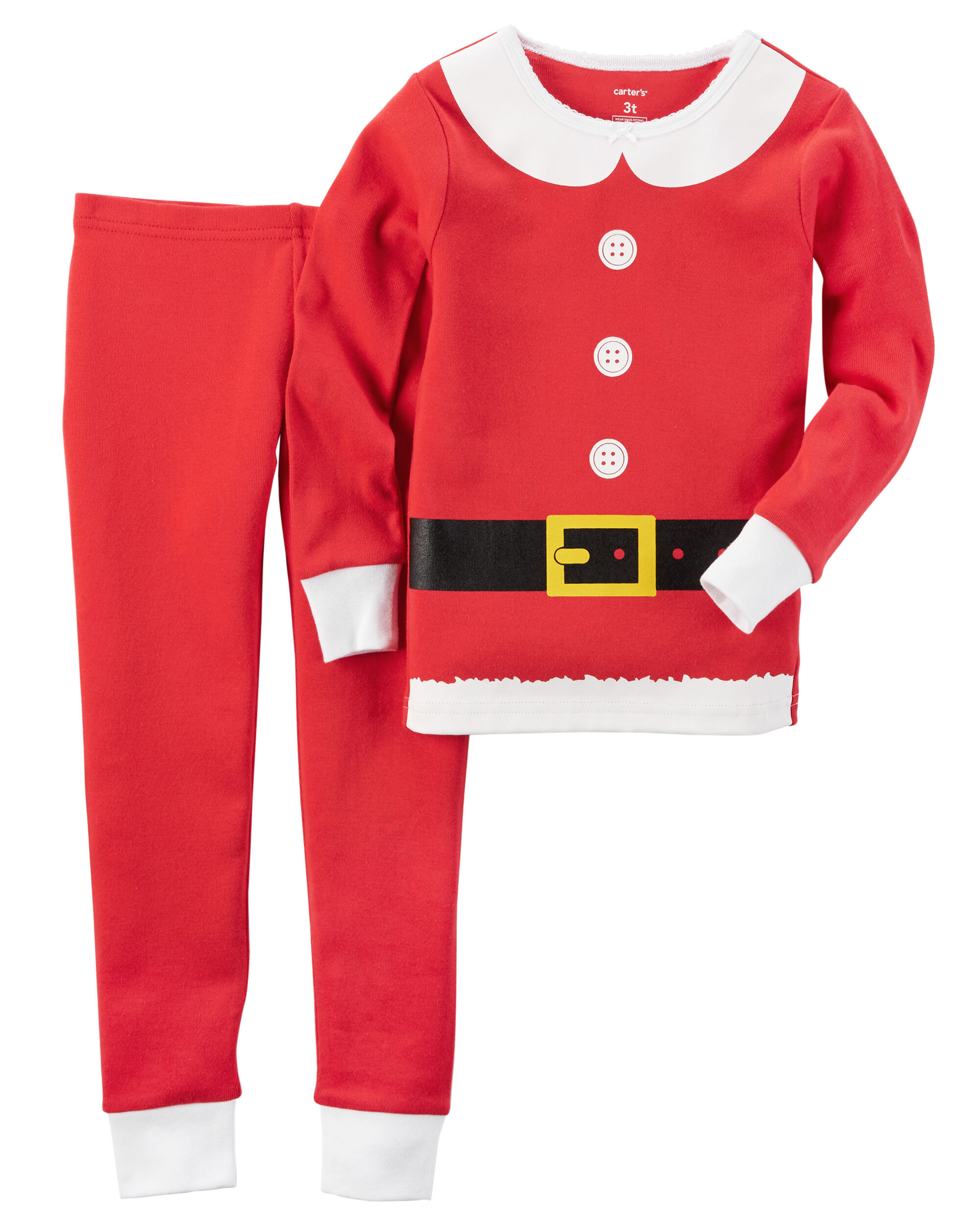 2 piece snug fit cotton christmas pjs carters com