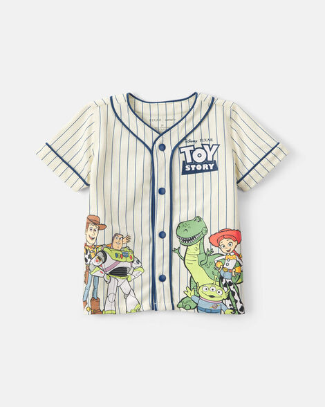 toddler boy pixar© toy story striped short-sleeve jersey