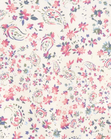  Product image 3 of Kid Paisley Floral Print Twist Back Top