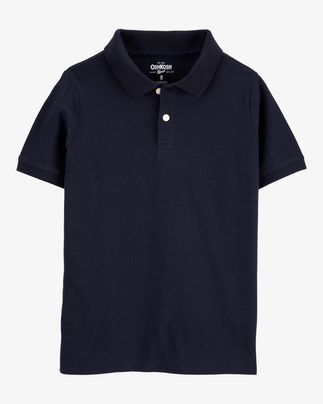 Boys Pique Cotton Uniform Polo
