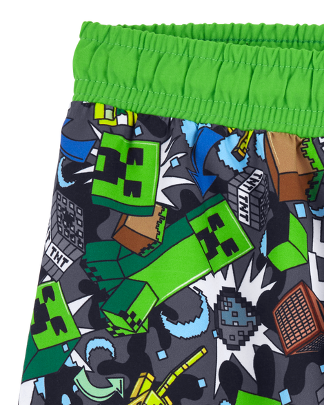 Boys minecraft swim trunks sales