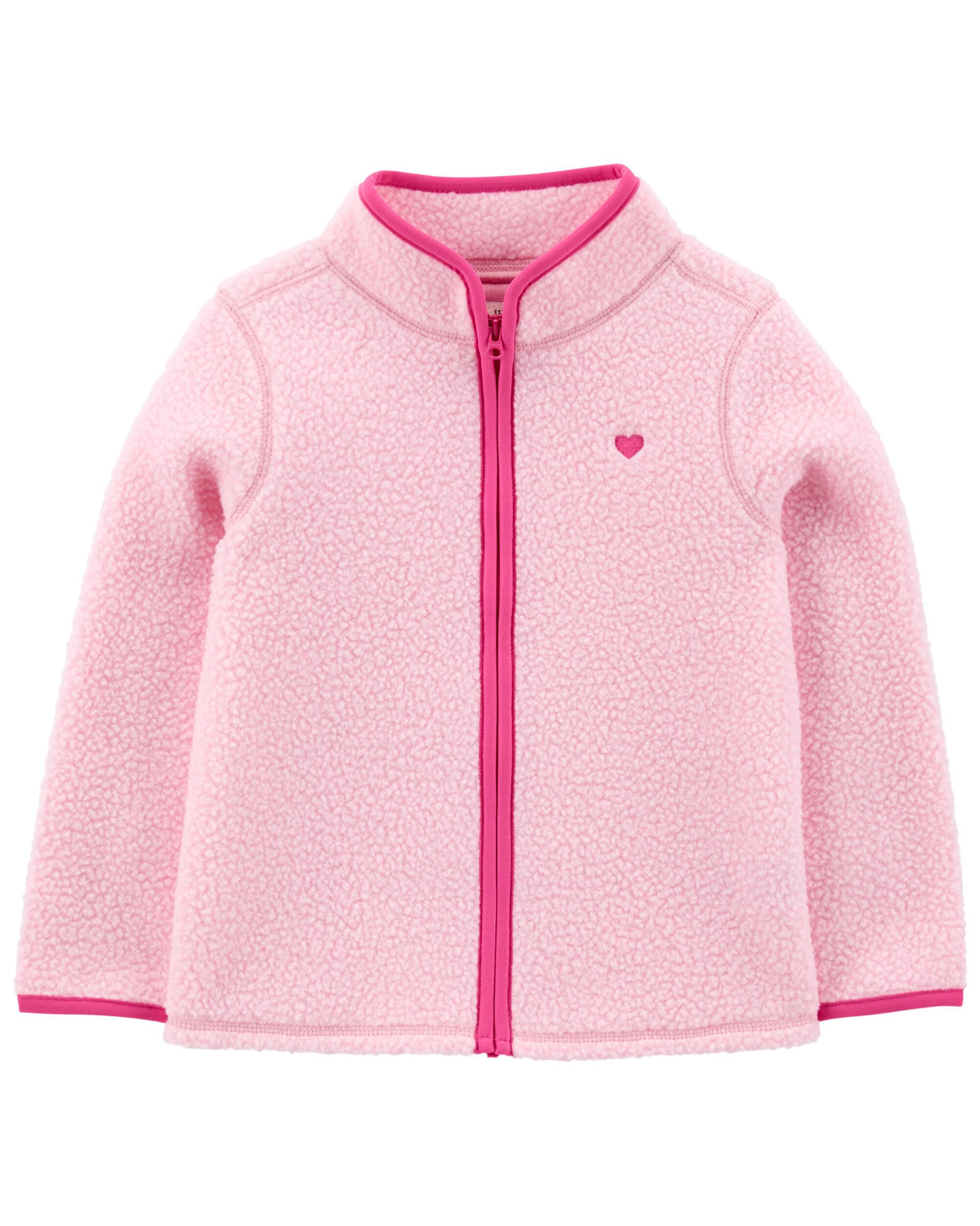 Toddler Embroidered Teddy Fleece Jacket OshKosh Carter s
