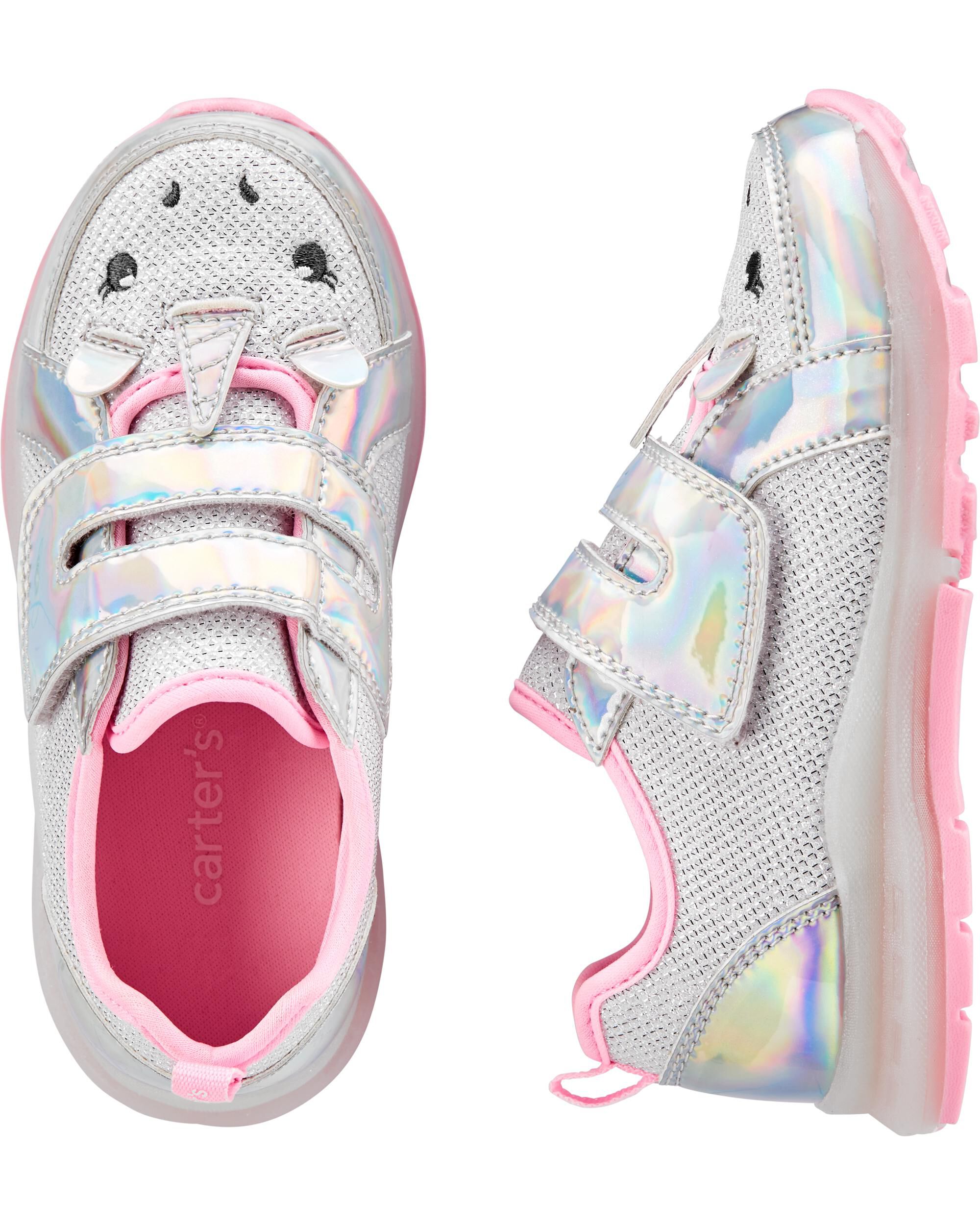 carter's unicorn light up sandals