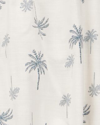Product image 2 of Kid 2-Piece Palm Tree Floral Short Set - Ivory