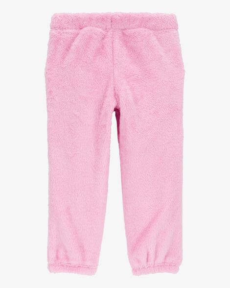  Product image 4 of Toddler Velour Joggers - Pink