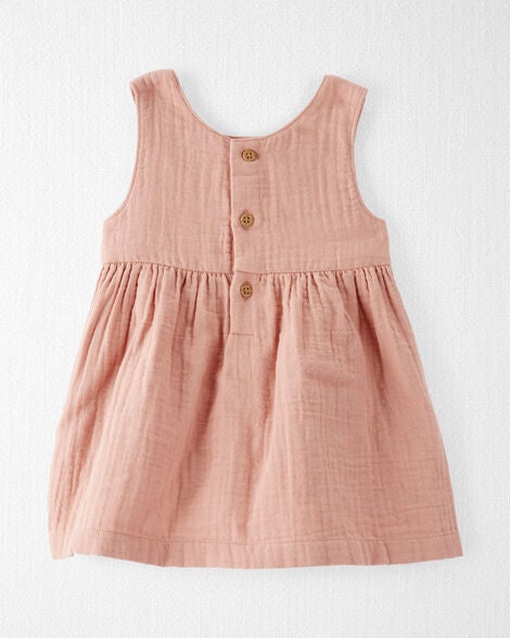  Product image 3 of Baby Organic Cotton Gauze Pocket Dress