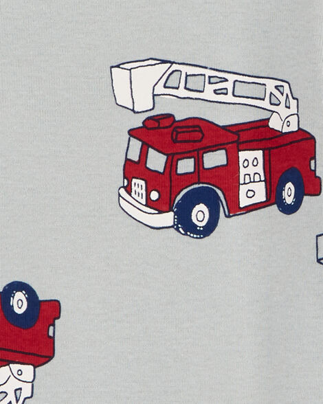  Product image 4 of Baby 4-Pack Long-Sleeve Firetruck Bodysuits
