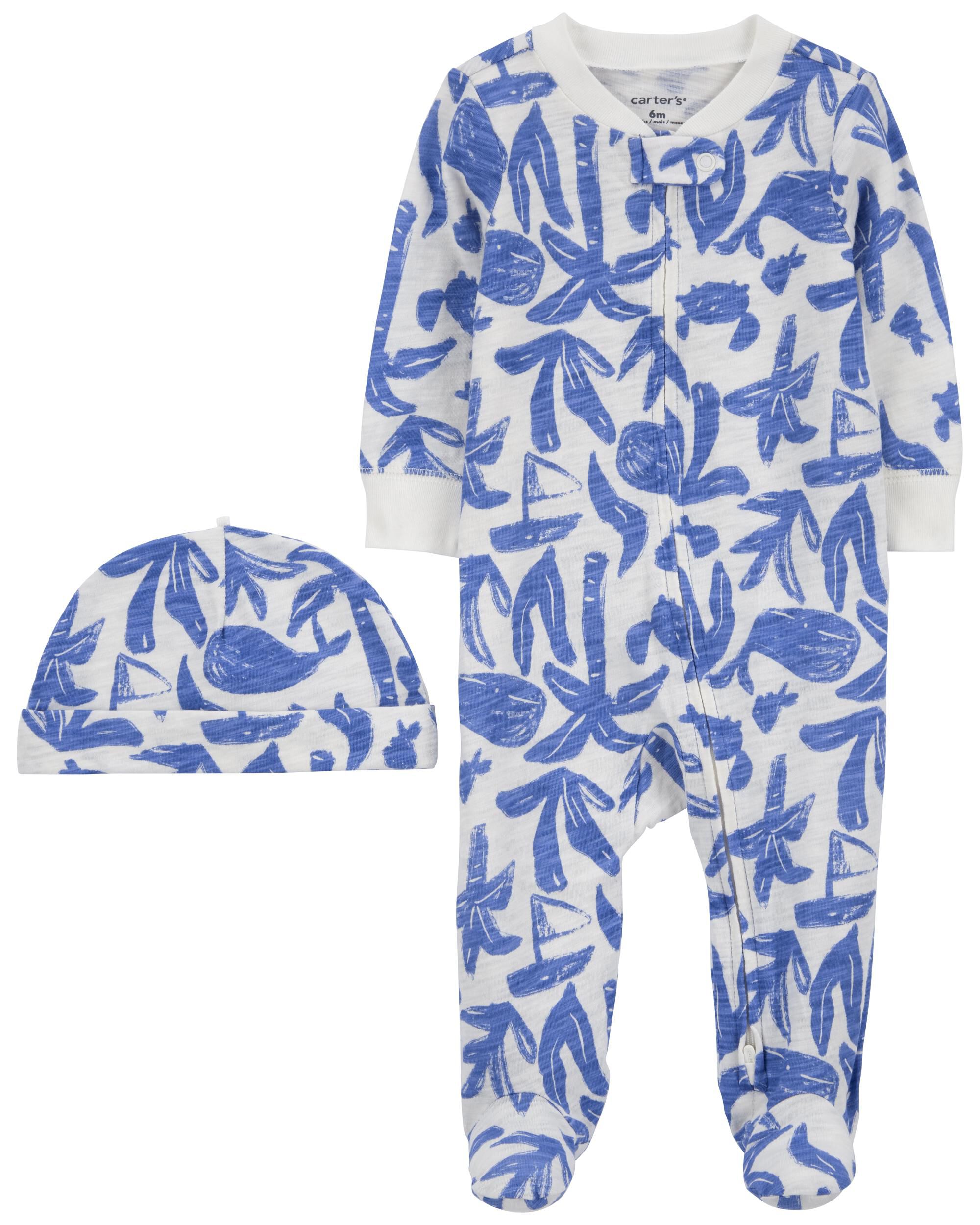 Carter's whale pajamas outlet