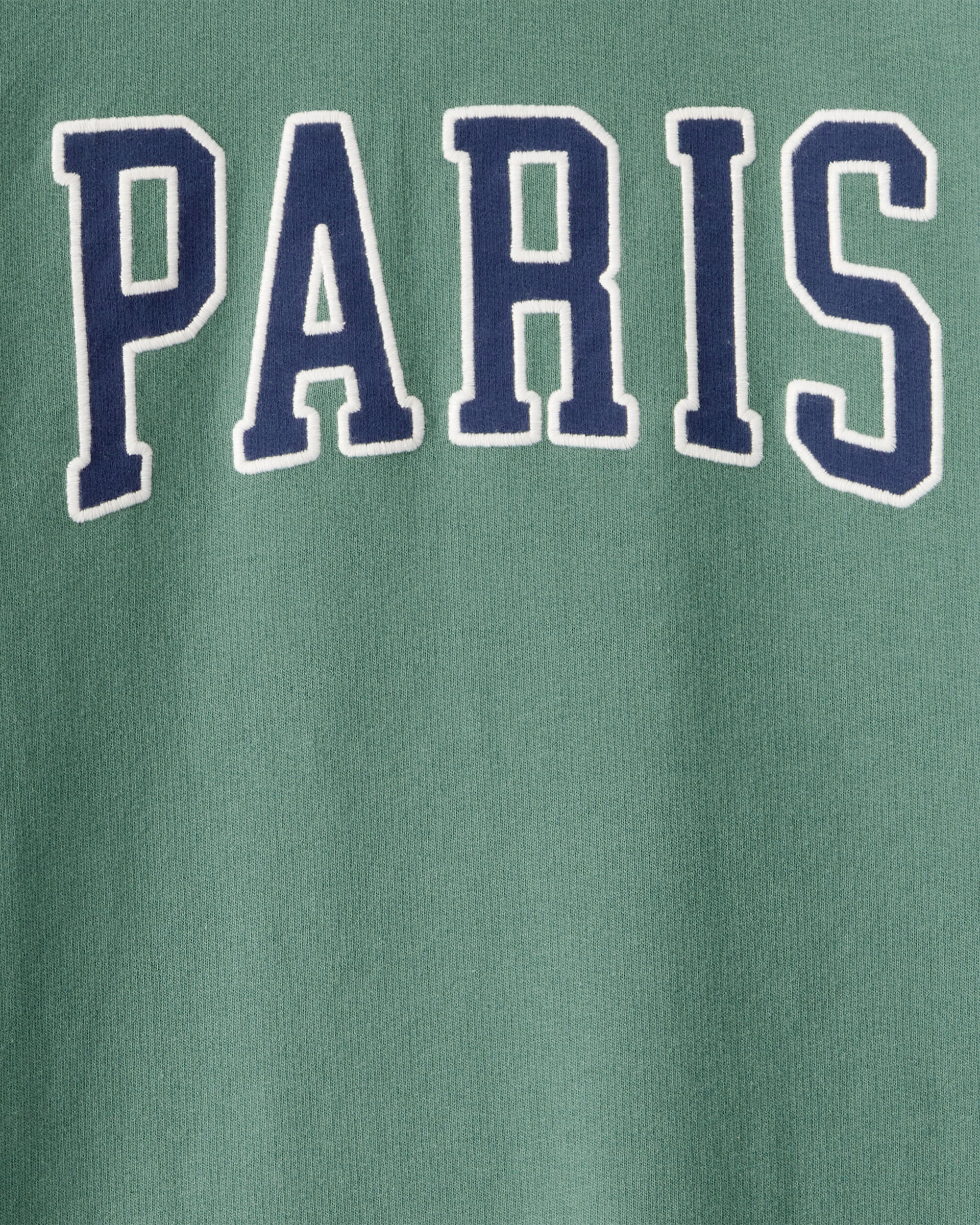 Kid Paris Long-Sleeve Cotton Dress - Green